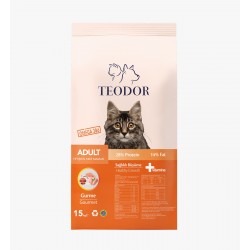 Teodor adult yetişkin kedi maması gurme 15 kg