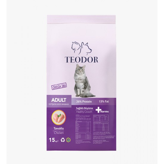 Teodor adult yetişkin kedi maması tavuklu 15 kg Armada Teknik Bobinaj Teodor adult yetişkin kedi maması tavuklu 15 kg Armada Teknik Bobinaj