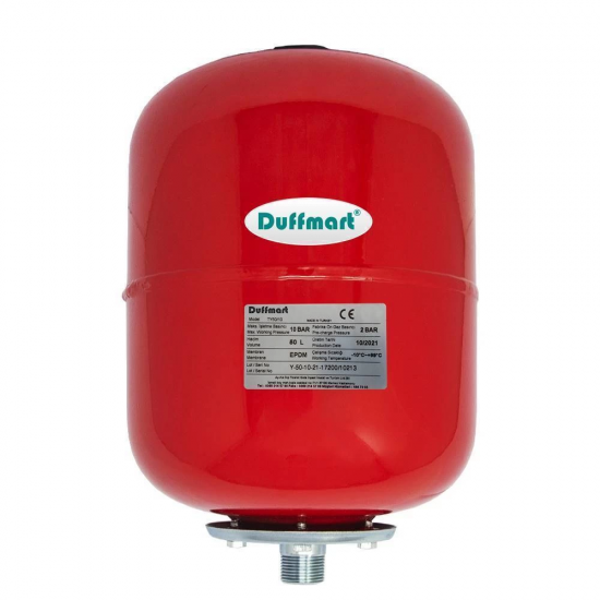 Duffmart TU 50/10 Standart 10 Atü Kapalı 50 Lt Genleşme Tankı Armada Teknik Bobinaj