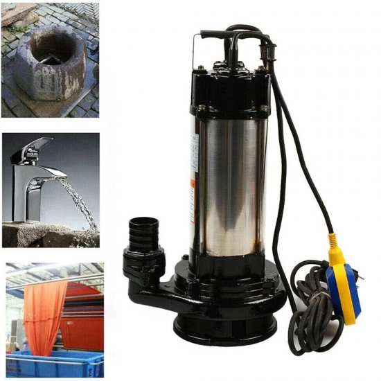 Duffmart V1500F Pis Su Foseptik Parçalayıcılı Açık Fanlı Dalgıç Pompa Armada Teknik Bobinaj
