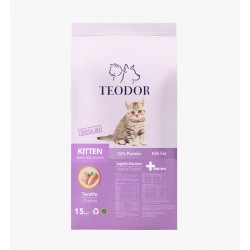 Teodor kitten yavru kedi maması tavuklu 15 kg